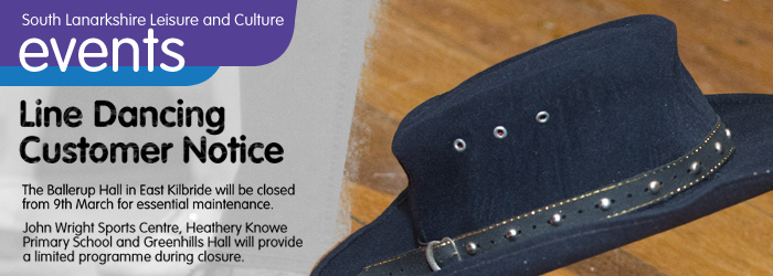 Line Dancing customer notice