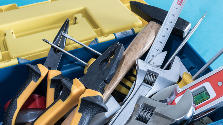This is an image of assorted tools