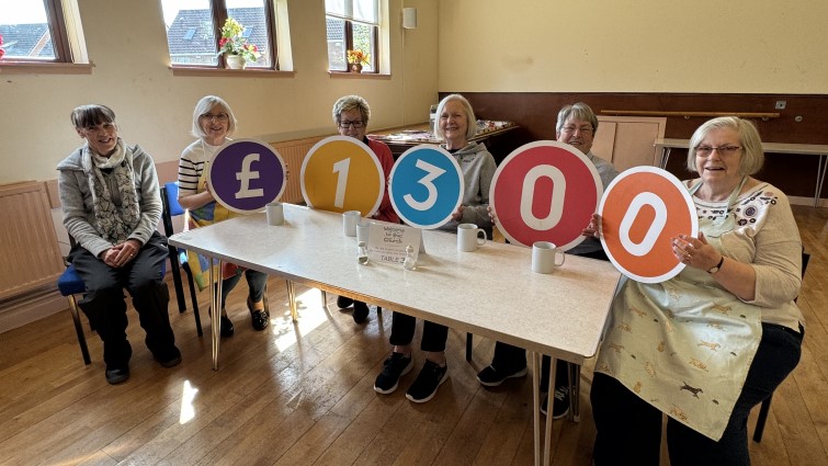 This image shows some members of Blantyre Old Parish Church who are part of the Warm Welcome initiative