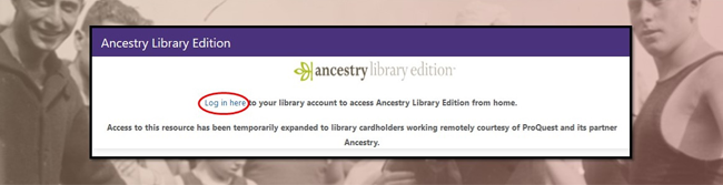 Ancestry Library Edition