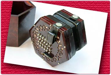 English concertina made by Lachenal c 1925