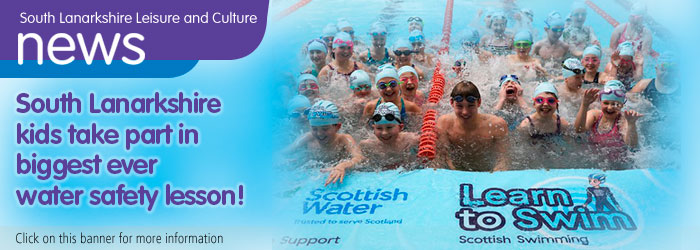 South Lanarkshire kids take part in in biggest ever water safety lesson