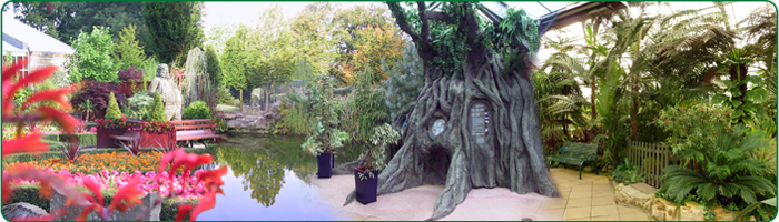 The Conservatory at Calderglen Country Park.