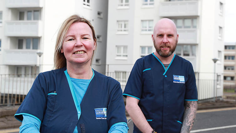 Care at Home staff praised as the service deals with ongoing pressure across Lanarkshire