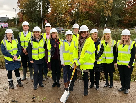 Ceremony to mark construction of Larkhall Primary Care premises