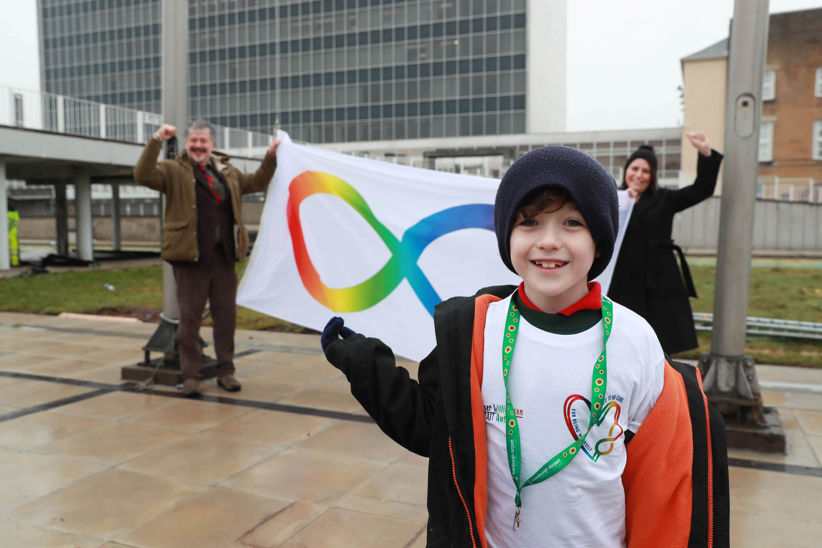 Flag raised high for autism awareness