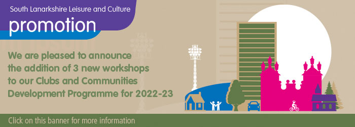 Clubs and Communities Workshops available to book 
