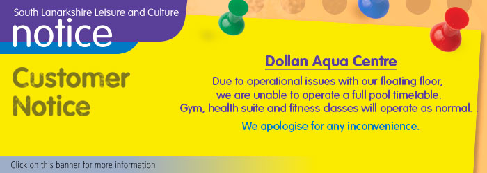 Dollan Aqua Centre Pool Customer Notice