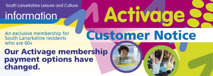Change to Activage membership payment options Slider image
