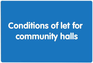 Conditions of let for community halls