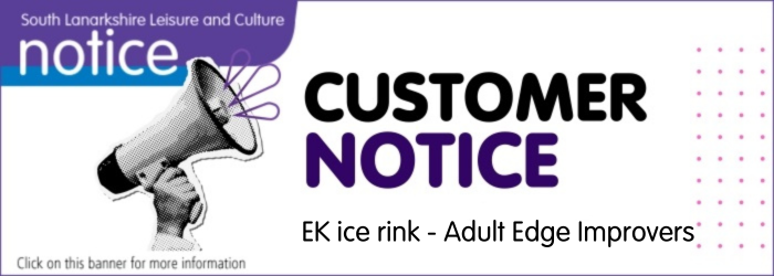 East Kilbride Ice Rink New Adult Edge Improvers Class