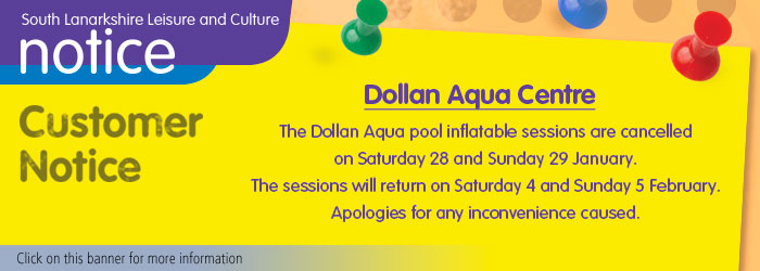 Dollan Aqua Centre Customer Notice