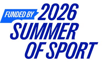 Funded by 2026 Summer of Sport logo