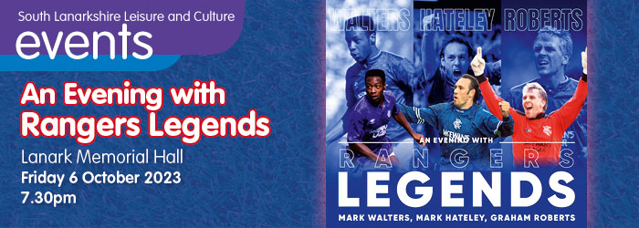 An Evening with Rangers Legends Slider image