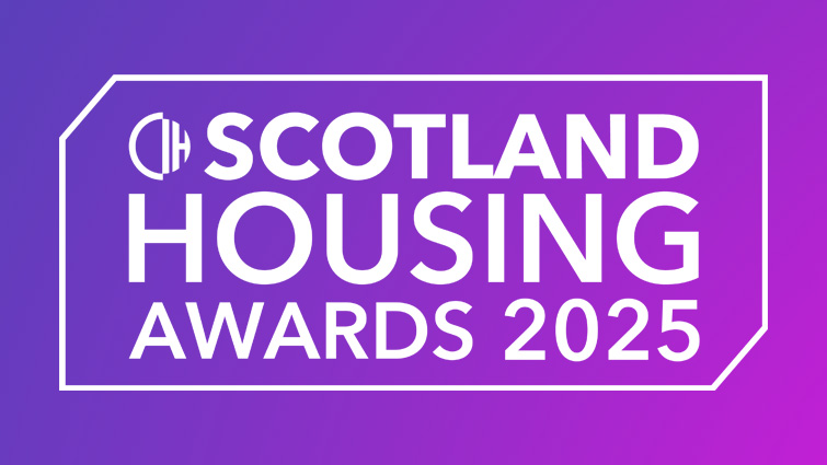 This image says Scotland Housing Awards 2025 on a purple background 