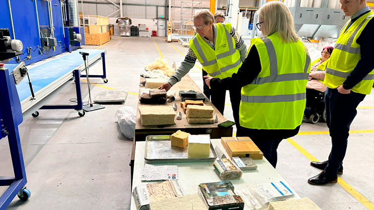 This image shows members of the Tenant Participation Co-ordination Group on a visit to a site in Blantyre