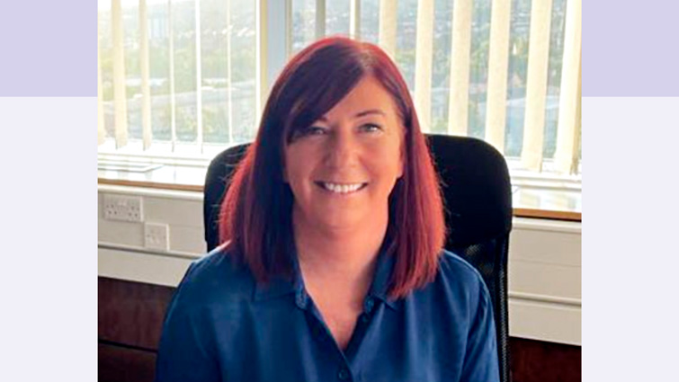 This image shows the new head of housing services, Sharon Egan