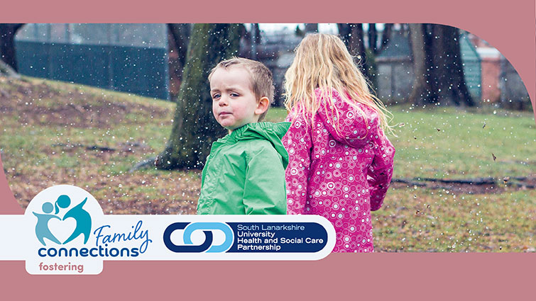 This is a generic image of two children used to help encourage people to consider fostering