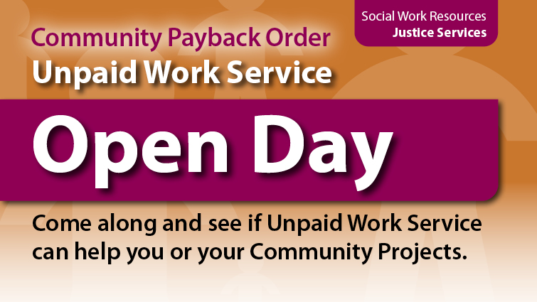 Open days to support projects needing unpaid work
