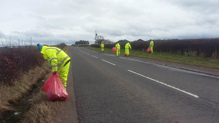 Clydesdale to be next focus for rural road litter clearing