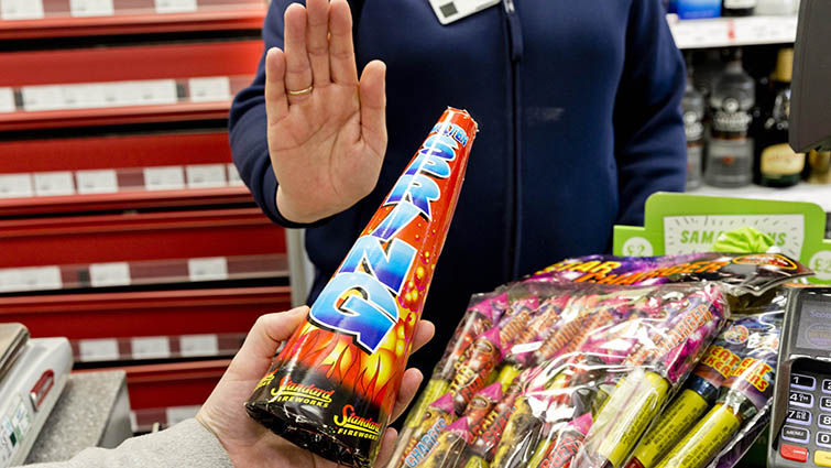Retailers reminded of law on fireworks sales