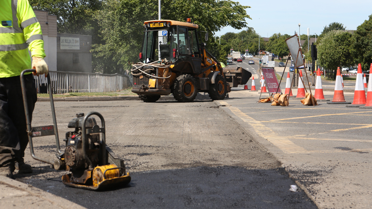 Road improvements taking place in three phases