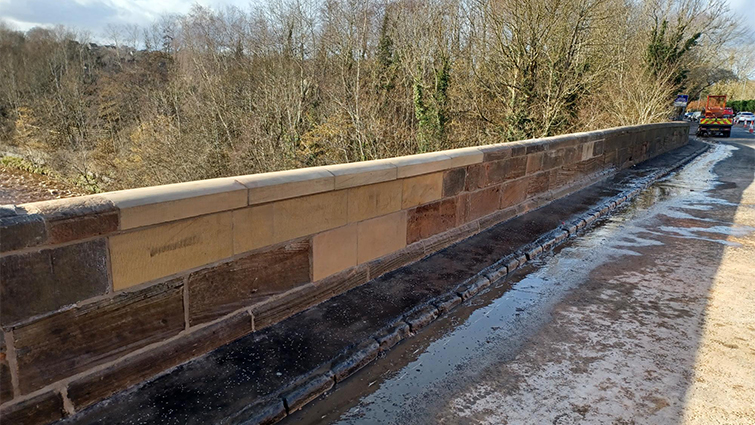 This image shows the Avon Bridge following repair work