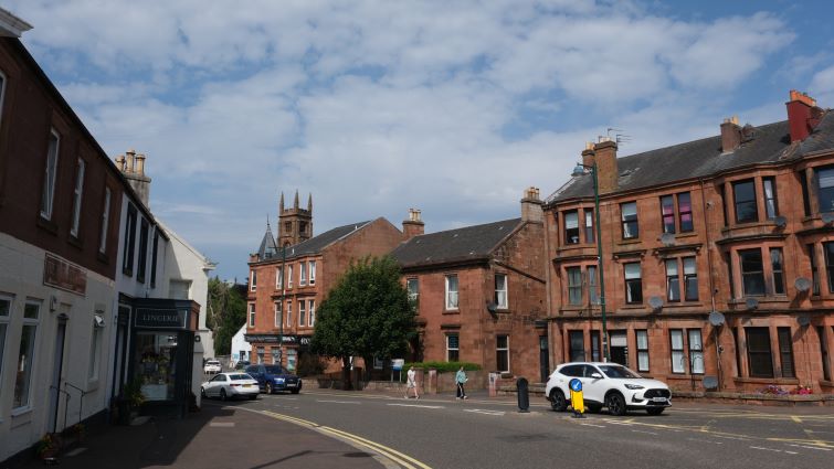 This is a general view of Main Street, Bothwell