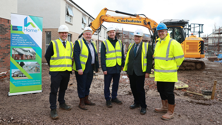 New council homes taking shape in Larkhall