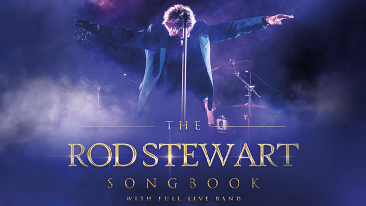 This image is to promote the Rod Stewart Songbook gig at Lanark Memorial Hall