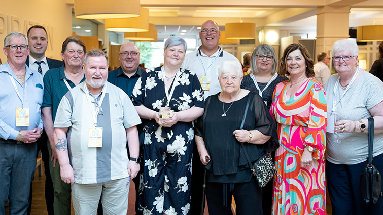 This images shows tenants from the tenants rep group at the TPAS awards
