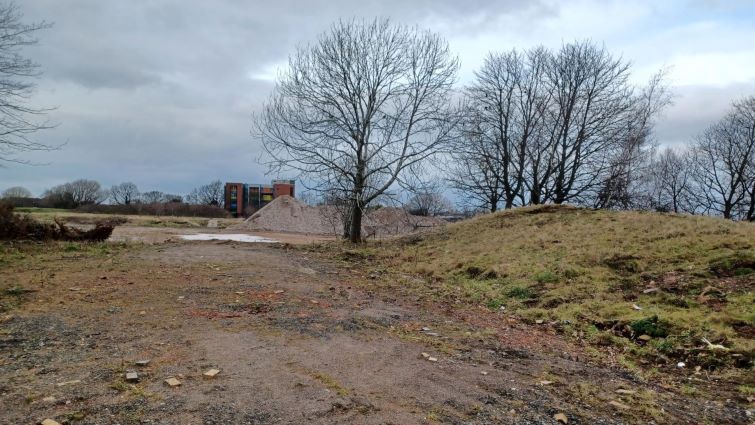 The site on Almada Street, Hamilton, where the council will buy 36 homes that are to be build by Keepmoat Homes.