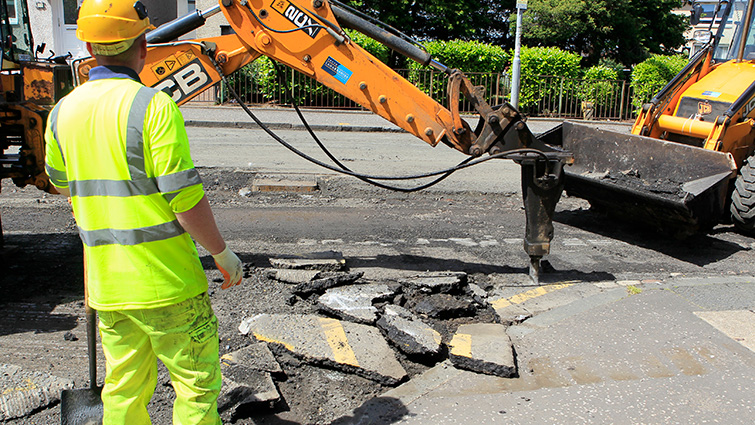 Improvements on way for road in Hamilton