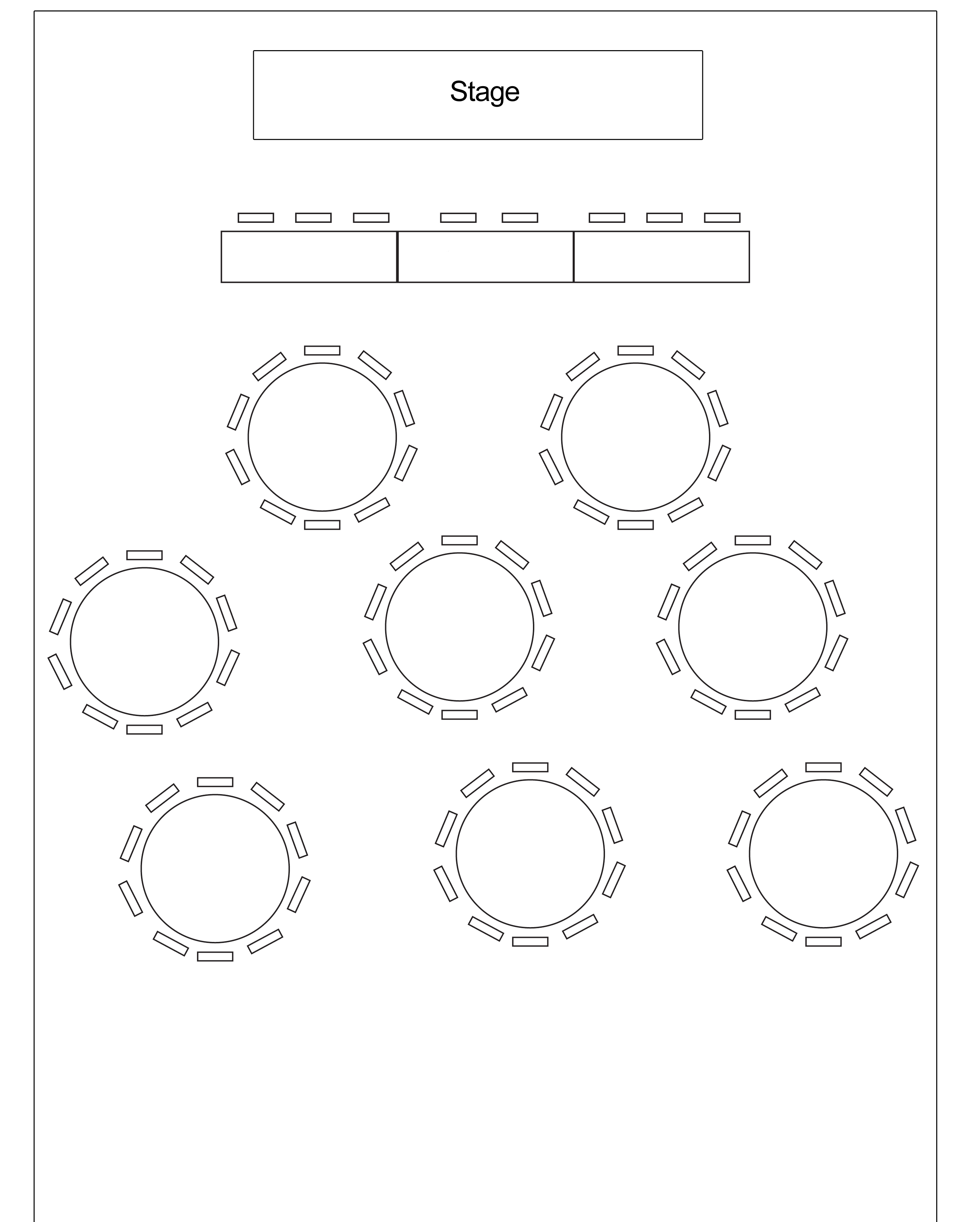 Lanark Memorial Hall Table Plan 1